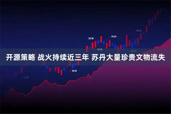 开源策略 战火持续近三年 苏丹大量珍贵文物流失